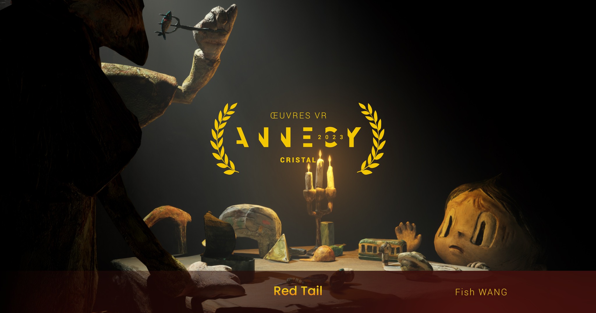 （圖片來源：安錫國際動畫影展）RedTail_《紅尾巴》榮獲法國安錫國際動畫影展：VR最佳水晶獎 (Cristal for the Best VR Work)