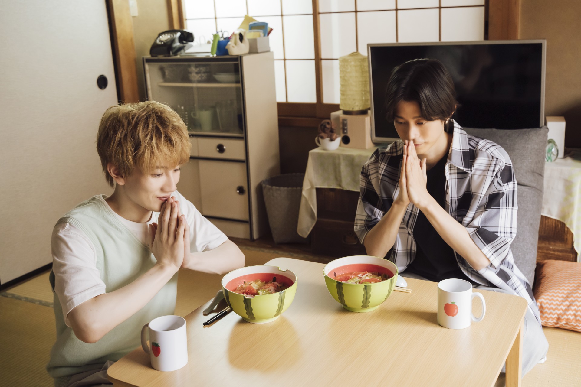 秋想和春一起吃飯 Let's Eat Together, Aki and Haru